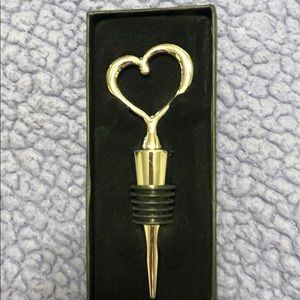 🌸Silver tone bottle topper